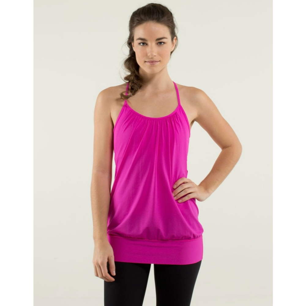 Lululemon no limits Tank Top Size 6 Pink